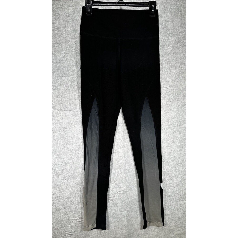 Victoria Secret's Pink Ultimate Black with White Stripe Yoga Pants Size Small